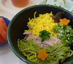 食事の写真